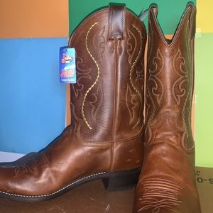 BRAND NEW Leather JUSTIN BOOTS